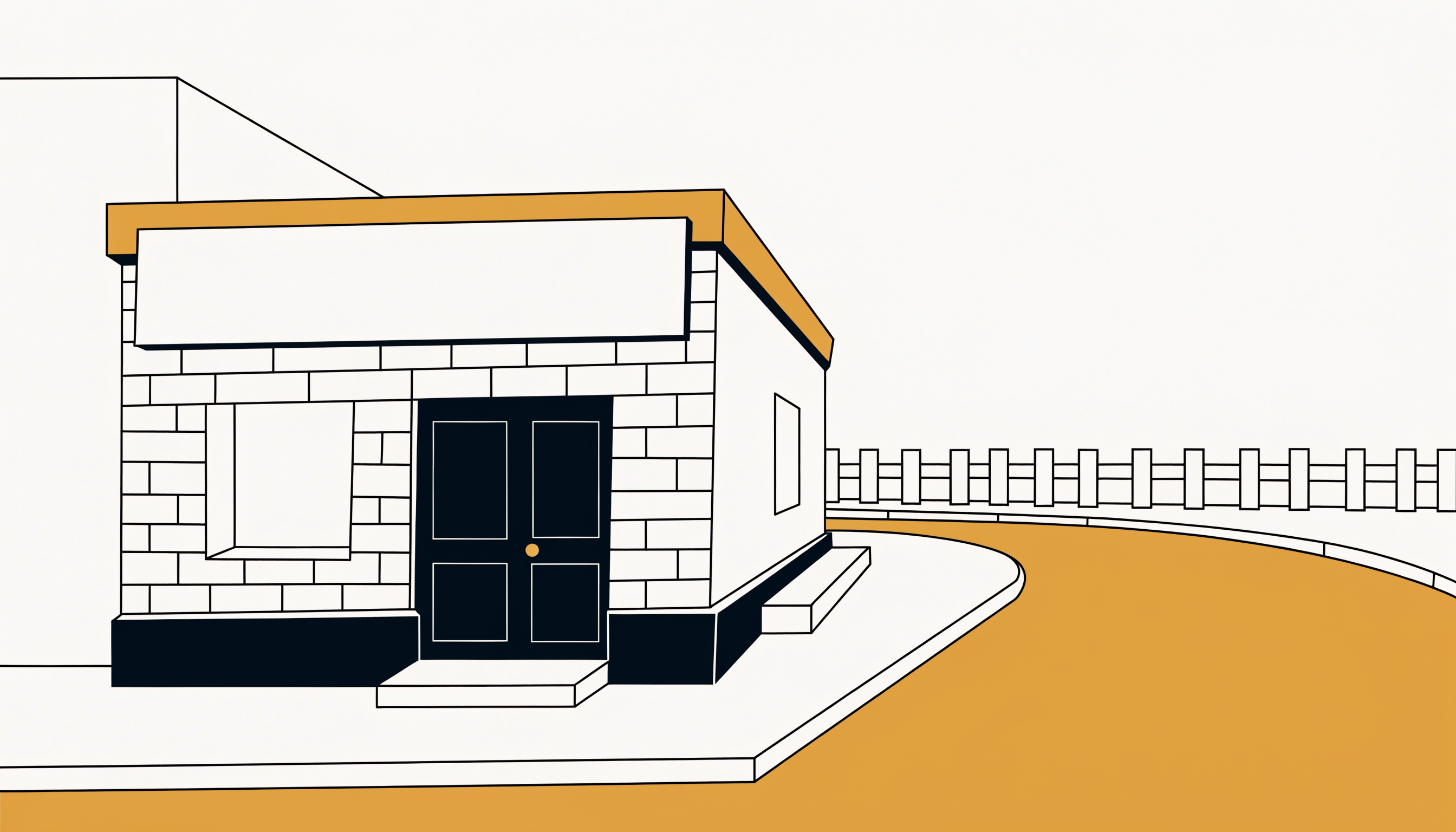 Illustrated placeholder of the North Star Metal Exchange meeting location exterior — to be replaced with a real photo